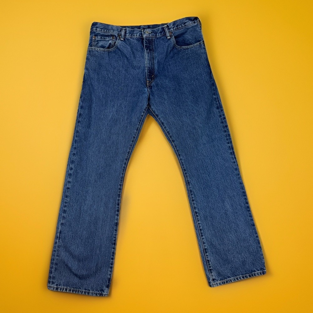 Levi's 517 Denim Jenas Bootcut Blue Men's Size 38x32 (Fit 36x30) Western Cowboy